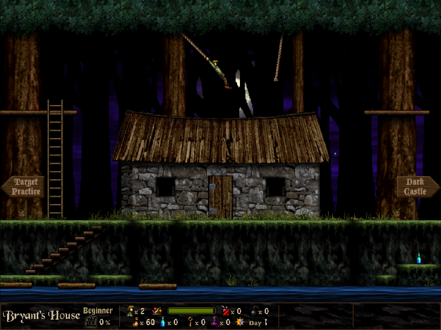 Return to Dark Castle screenshot of Bryant's House