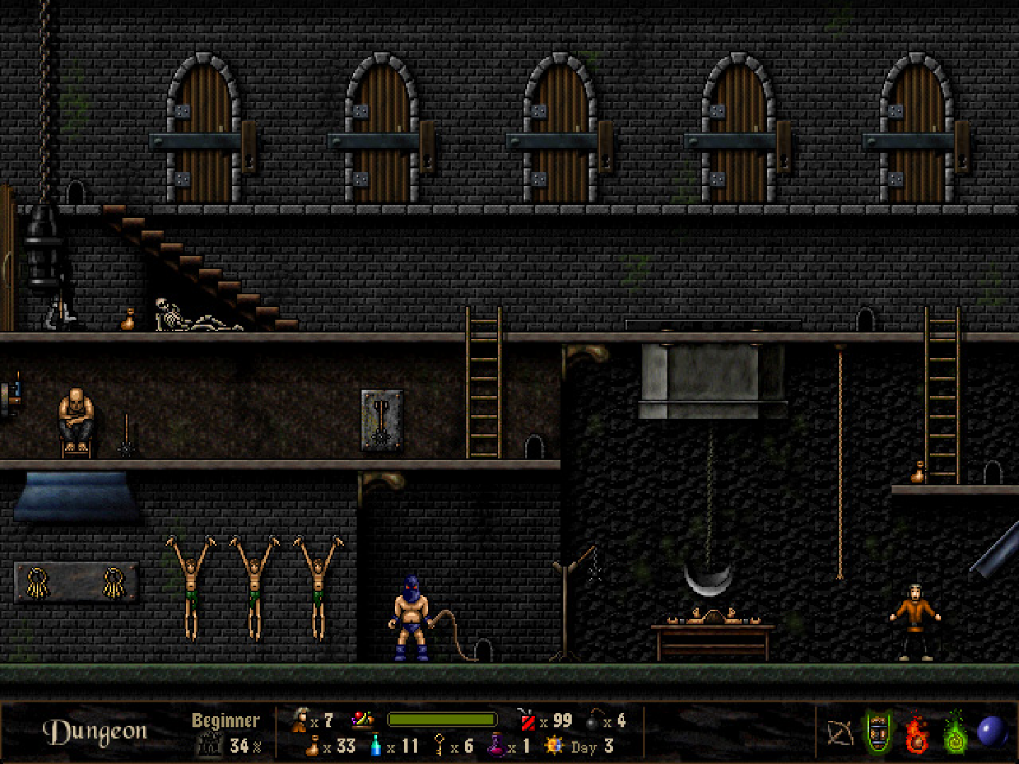 Return to Dark Castle screenshot of Dungeon